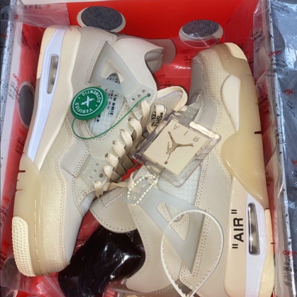 Off White Air Jordan 4 Sail 2020